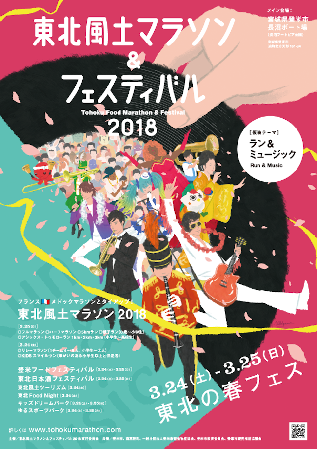 2018東北風土マラソンポスター